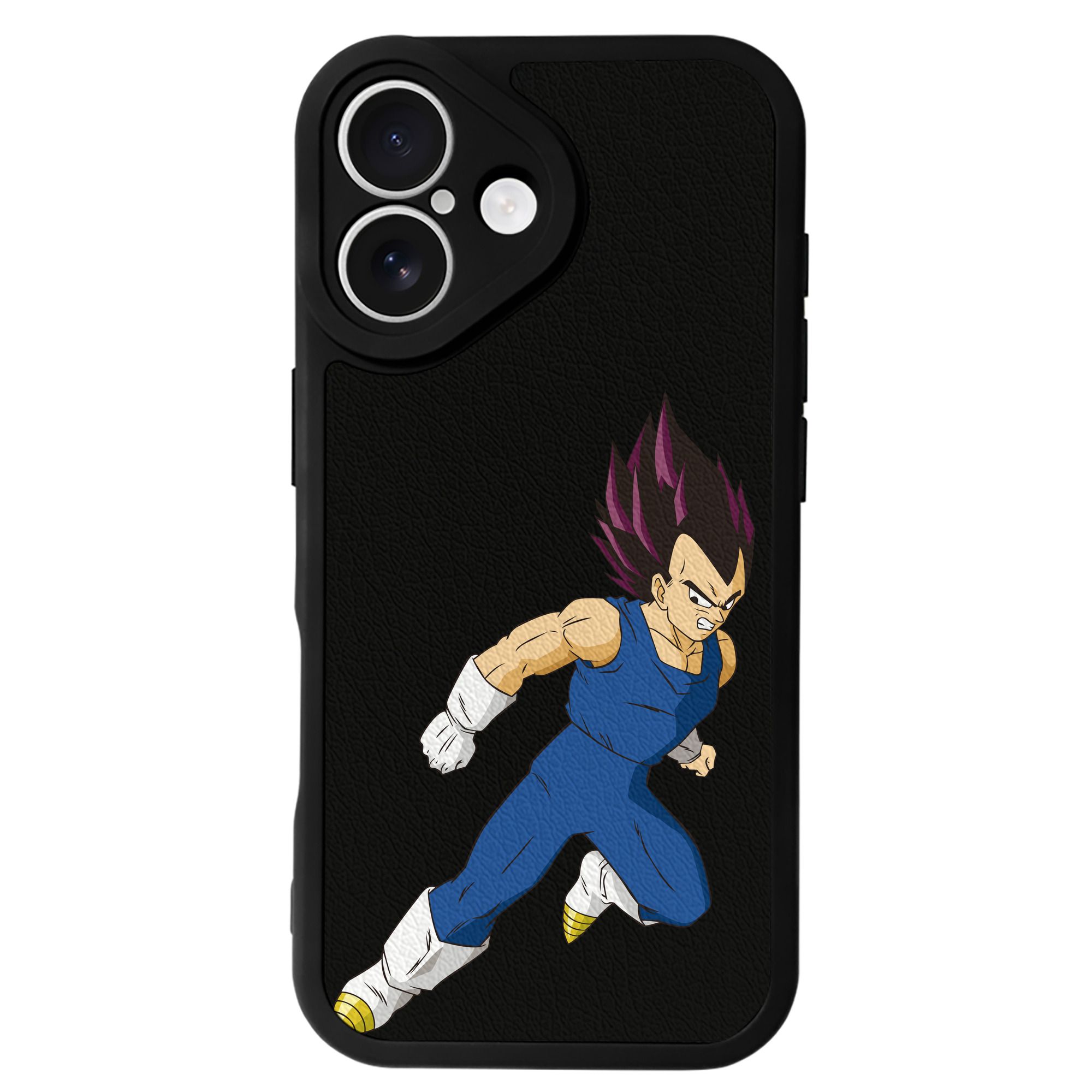 （画像用） ドラゴンボール ベジータ四世（Bejīta Yonsei）DRAGON BALL Vegeta IV 【iPhone 16シリーズ対応】シリコンスマホケース（レザー調） 材質：シリコン